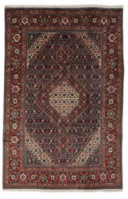  Tabriz Teppe 195X297 Ekte Orientalsk Håndknyttet Svart/Mørk Brun (Ull, Persia/Iran)