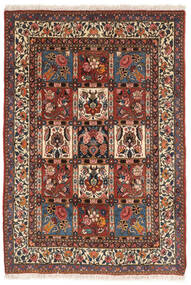  102X145 Bakhtiar Collectible Teppe Mørk Rød/Svart Persia/Iran 