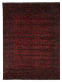  Afghan Khal Mohammadi Teppe 174X230 Ekte Orientalsk Håndknyttet Svart/Mørk Rød (Ull, )
