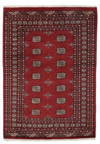 Pakistan Bokhara 3Ply Teppe 139X193 Ekte Orientalsk Håndknyttet Mørk Rød, Svart (Ull, Pakistan)