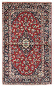 94X155 Keshan Teppe Orientalsk Mørk Rød/Svart (Ull, Persia/Iran)