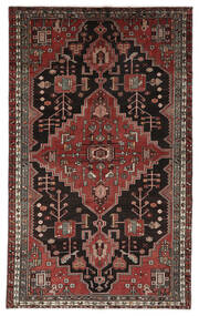  Saveh Teppe 156X255 Ekte Orientalsk Håndknyttet Svart/Mørk Brun (Ull, Persia/Iran)