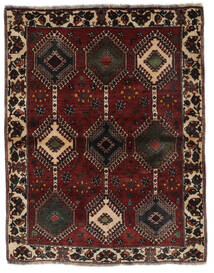 Ghashghai Fine Teppe Teppe 122X155 Svart/Brun (Ull, Persia/Iran)