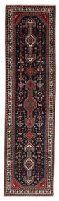  Abadeh Teppe 82X303 Ekte Orientalsk Håndknyttet Teppeløpere Svart/Mørk Brun (Ull, Persia/Iran)