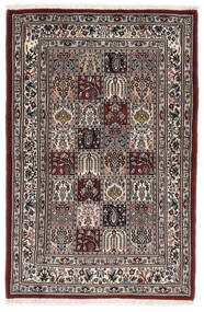  Moud Teppe 101X153 Ekte Orientalsk Håndknyttet Svart, Brun ( Persia/Iran)