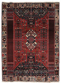  Ghashghai Teppe 113X154 Ekte Orientalsk Håndknyttet Svart/Mørk Brun (Ull, Persia/Iran)