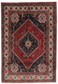  Ghashghai Fine Teppe 110X164 Ekte Orientalsk Håndknyttet Svart/Mørk Rød (Ull, )