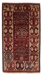  Ghashghai Teppe 105X190 Ekte Orientalsk Håndknyttet Svart/Mørk Brun (Ull, Persia/Iran)