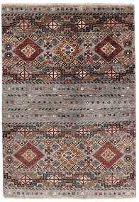  Shabargan Teppe 104X149 Ekte Orientalsk Håndknyttet Mørk Brun/Svart (Ull, Afghanistan)