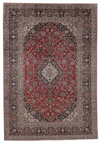  Keshan Teppe 242X351 Ekte Orientalsk Håndknyttet Mørk Brun/Svart (Ull, Persia/Iran)
