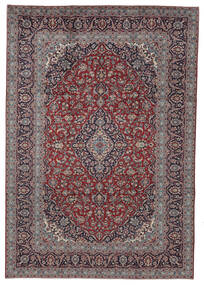  Keshan Teppe 247X355 Ekte Orientalsk Håndknyttet Mørk Brun/Svart (Ull, Persia/Iran)