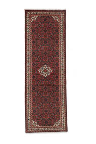  Hamadan Teppe 61X195 Ekte Orientalsk Håndknyttet Teppeløpere Svart, Mørk Rød (Ull, Persia/Iran)