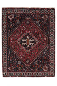  Shiraz Teppe 167X215 Ekte Orientalsk Håndknyttet Svart/Mørk Rød (Ull, )