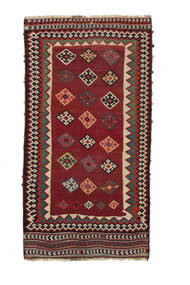  Kelim Vintage Teppe 128X242 Ekte Orientalsk Håndvevd Hvit/Creme/Svart (Ull, Persia/Iran)