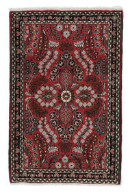  Orientalsk Lillian Teppe 80X123 Svart/Mørk Rød (Ull, Persia/Iran)