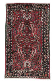  Orientalsk Lillian Teppe 77X125 Svart/Mørk Rød (Ull, Persia/Iran)