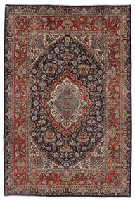  Kashmar Teppe 195X294 Ekte Orientalsk Håndknyttet Mørk Brun/Svart (Ull, Persia/Iran)