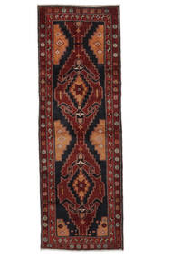 102X298 Hamadan Teppe Teppe Orientalsk Teppeløpere Svart/Mørk Rød (Ull, Persia/Iran)