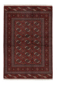  Orientalsk Turkaman Teppe 136X201 Svart/Mørk Rød (Ull, Persia/Iran)
