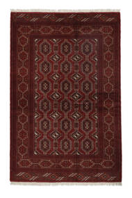  Orientalsk Turkaman Teppe 134X204 Svart/Mørk Rød (Ull, Persia/Iran)