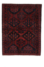 Lori Teppe Teppe 165X215 Svart/Mørk Rød (Ull, Persia/Iran)