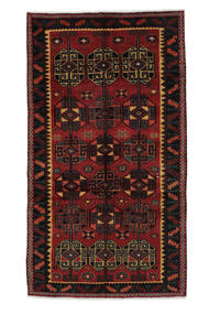  Lori Teppe 160X285 Ekte Orientalsk Håndknyttet Svart, Mørk Rød (Ull, Persia/Iran)