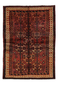  Lori Teppe 157X218 Ekte Orientalsk Håndknyttet Svart/Mørk Brun (Ull, Persia/Iran)