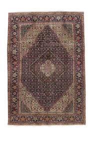  Tabriz Teppe 200X288 Ekte Orientalsk Håndknyttet Svart, Brun (Ull, Persia/Iran)