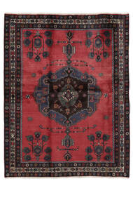  Afshar Teppe 162X211 Ekte Orientalsk Håndknyttet Svart/Mørk Rød (Ull, Persia/Iran)