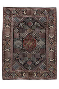  Najafabad Teppe 310X405 Ekte Orientalsk Håndknyttet Svart/Hvit/Creme Stort (Ull, Persia/Iran)