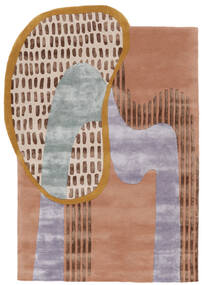  160X230 Elephant Teppe - Terrakotta/Flerfarget 
