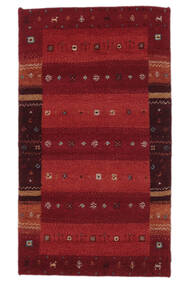  Gabbeh Indisk Teppe 90X160 Ekte Moderne Håndknyttet Mørk Lilla/Mørk Rød (Ull, India)