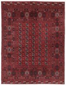  Classic Afghan Fine Teppe 147X188 Ekte Orientalsk Håndknyttet Mørk Rød/Svart (Ull, )