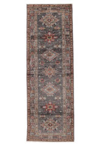  Kazak Ariana Teppe 86X251 Ekte Orientalsk Håndknyttet Teppeløpere Hvit/Creme/Mørk Brun (Ull, Afghanistan)