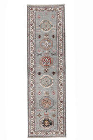  Kazak Ariana Teppe 82X282 Ekte Orientalsk Håndknyttet Teppeløpere Grå, Brun (Ull, Afghanistan)