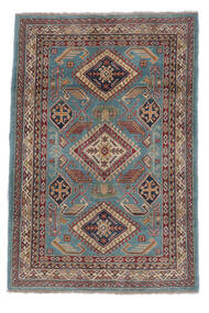  Kazak Fine Teppe 120X177 Ekte Orientalsk Håndknyttet Brun, Svart (Ull, Afghanistan)