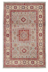  Kazak Fine Teppe 119X185 Ekte Orientalsk Håndknyttet Mørk Rød, Brun (Ull, Afghanistan)