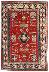  Kazak Fine Teppe 180X265 Ekte Orientalsk Håndknyttet Mørk Rød, Svart (Ull, Afghanistan)