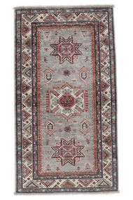  Kazak Fine Teppe 86X153 Ekte Orientalsk Håndknyttet Mørk Grå, Mørk Rød (Ull, Afghanistan)