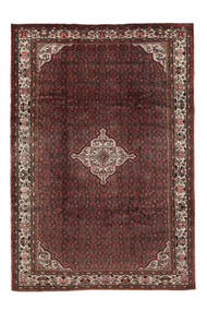  Hosseinabad Teppe 207X301 Ekte Orientalsk Håndknyttet Svart/Mørk Brun (Ull, Persia/Iran)