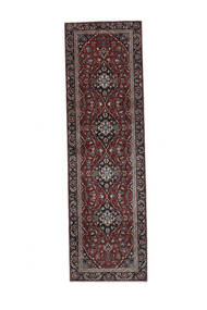  Keshan Teppe 85X287 Ekte Orientalsk Håndknyttet Teppeløpere Svart (Ull, Persia/Iran)