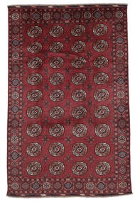  Kazak Teppe 196X300 Ekte Orientalsk Håndknyttet Svart/Mørk Rød (Ull, Afghanistan)