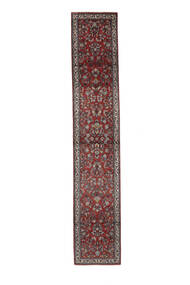  71X379 Sarough Teppe Håndknyttet Teppeløpere Teppe Mørk Rød/Svart Persia/Iran 
