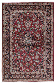  Keshan Teppe 98X151 Ekte Orientalsk Håndknyttet Svart/Mørk Brun (Ull, Persia/Iran)