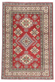  Kazak Fine Teppe 118X172 Ekte Orientalsk Håndknyttet Mørk Rød/Brun (Ull, )