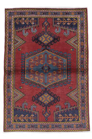  Wiss Teppe 103X150 Ekte Orientalsk Håndknyttet Mørk Brun/Svart (Ull, Persia/Iran)