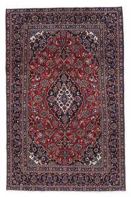  189X298 Mashad Teppe Svart/Mørk Rød Persia/Iran 