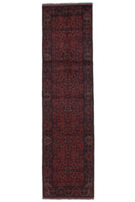  Afghan Khal Mohammadi Teppe 79X293 Ekte Orientalsk Håndknyttet Teppeløpere Svart (Ull, Afghanistan)