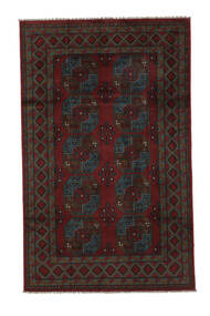  Afghan Fine Teppe 160X256 Ekte Orientalsk Håndknyttet Svart (Ull, Afghanistan)