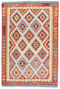  Kelim Afghan Old Style Teppe 125X185 Ekte Orientalsk Håndvevd Rød/Rust (Ull, Afghanistan)